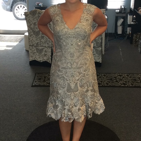 silver occasion dresses